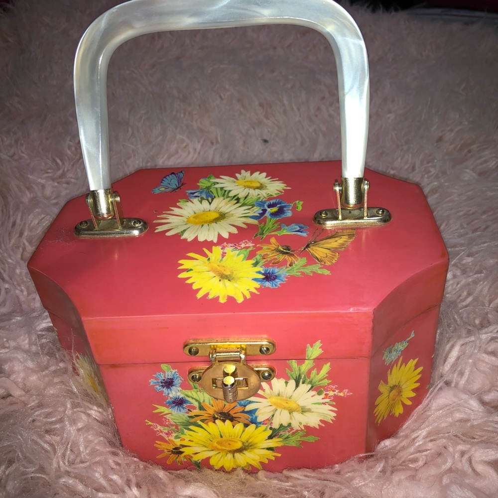 Vintage 60’s Decoupage Box Purse